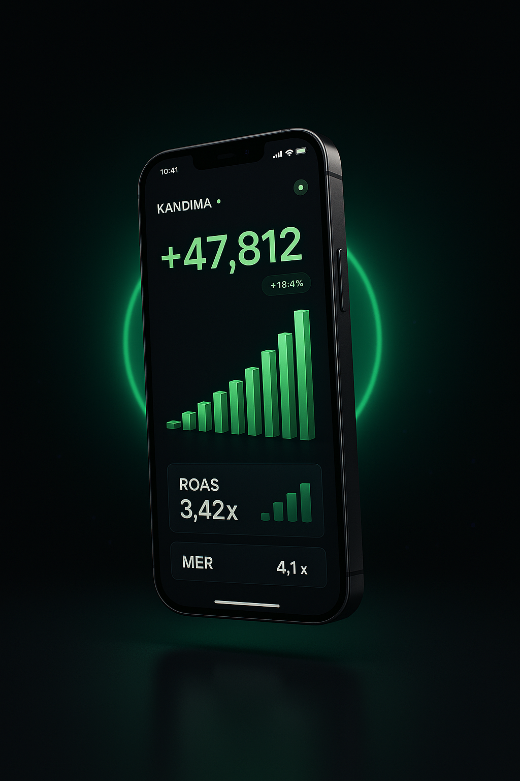 Dashboard KANDIMA en mobile